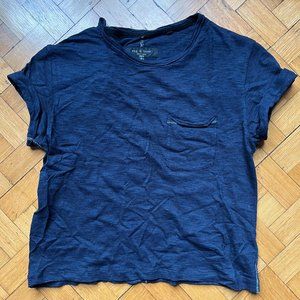 Rag and bone blue t shirt